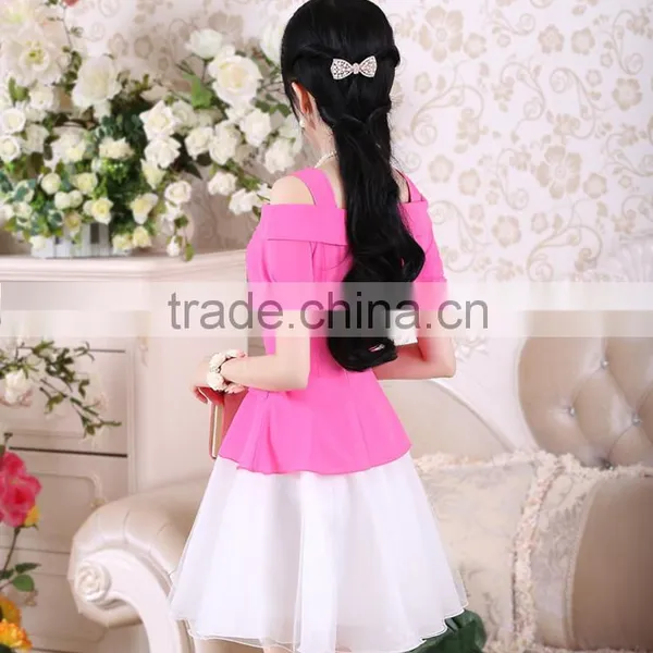 Mei Red Strapless Organza Chiffon Dress photo-2