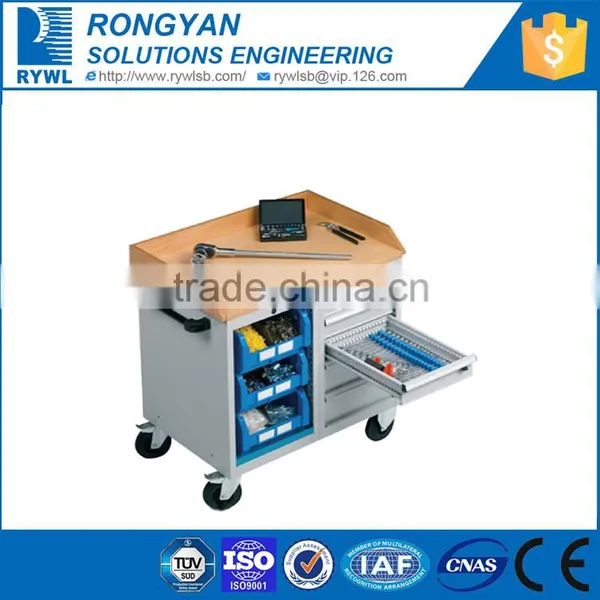 RYWL 2016 Quality Mobile Repair Stainless Steel Work Table