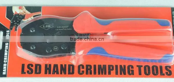 LY-10WF Ratchet Hand Crimping Plier for Wire-end Ferrules 1-10mm2wire Rope Crimping Tools Cable Crimping Tool Tube Crimping Tool photo-3