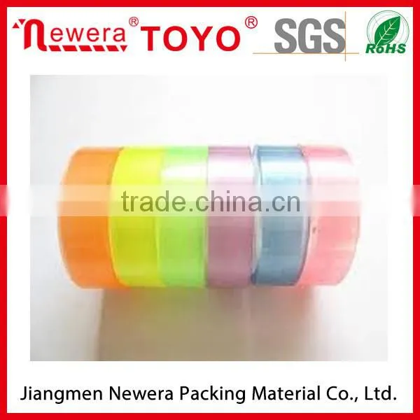 Colorful Common Bopp Acrylic Packing Adhesive Stationery Tape for Gift Package photo-4