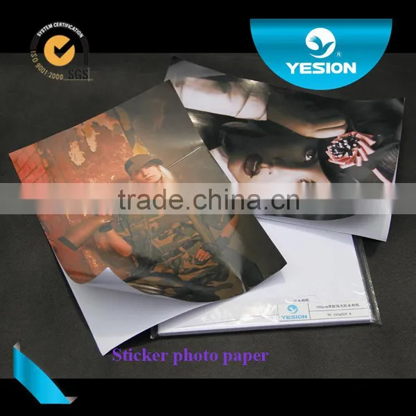 Oem Odm Micro Porous Sticker Photo Paper 150gsm Back Printing Logo for Client photo-2