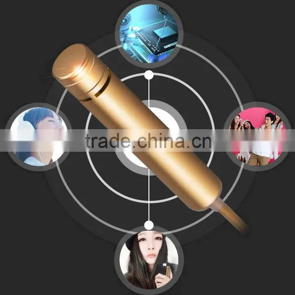 Mini Beautiful Microphone for Smartphone , Colorful China Price Karaoke Condenser Microphone photo-2