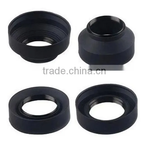 Best Price Digital Photo 3 Stage Collapsible Rubber 49mm Lens Hood photo-3