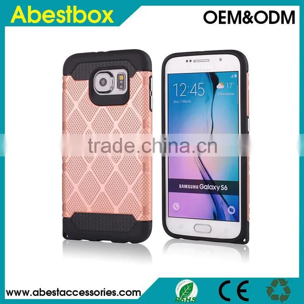 Tough Armor Mesh Plastic + TPU Combination Case for Samsung Galaxy S6 G920 photo-3