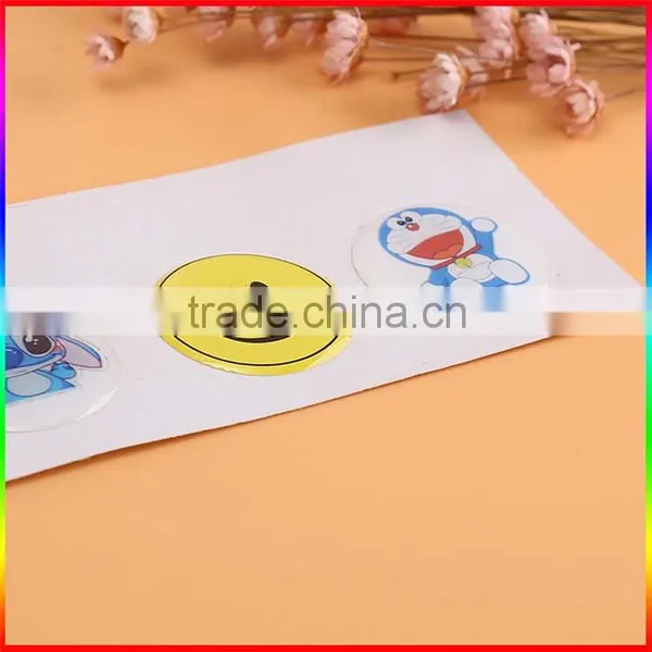 Top Selling Direct Factory Price Good Adhesive Kawaii Cartoon 3D Epoxy Sticker photo-2