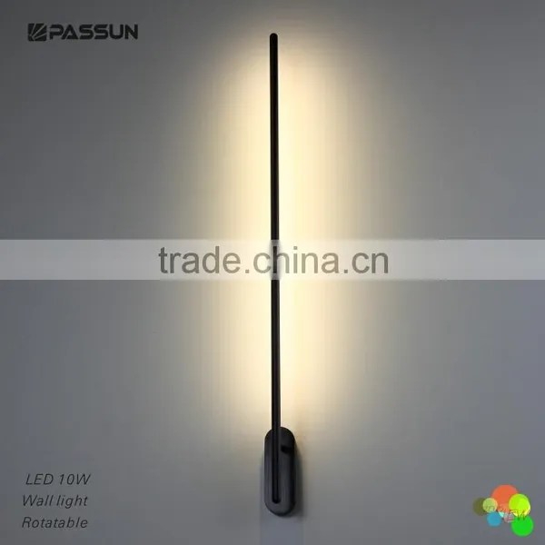 2016 Passun New Product Slim Elegant Black Led Wall Light for Decoration photo-3