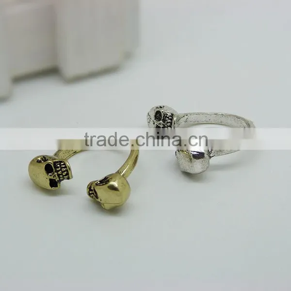 New Fashion Jewelry Double-end Human Skeleton Ring photo-6