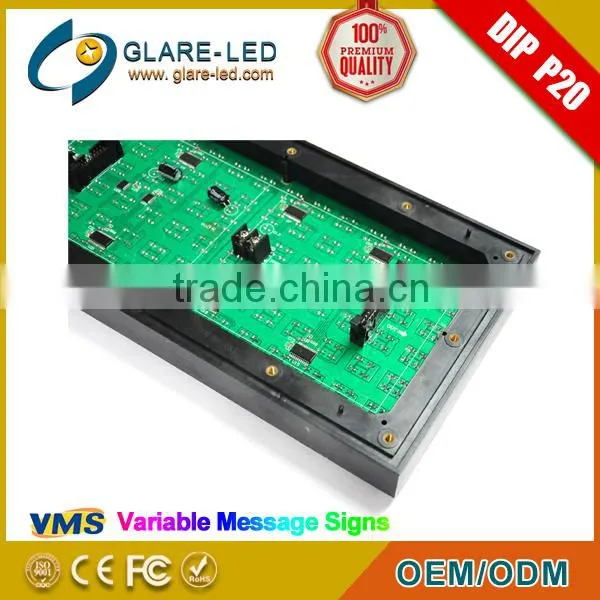 2016 Whole Sale LED Moving Message Sign P20 LED Traffic Module From Glare Factory photo-4
