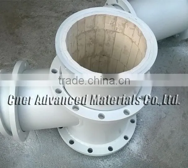 High Alumina Ceramic Lined Three Links, Alumina Ceramic Lined Multi-way Tubes photo-2