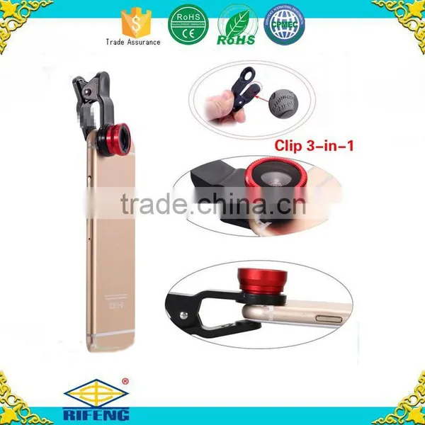 3 In1phone Camera Lens Macro/ 0.67X Degree Wide Angle/ 180 Degree Fisheye Premium Quality Camera Lens photo-4