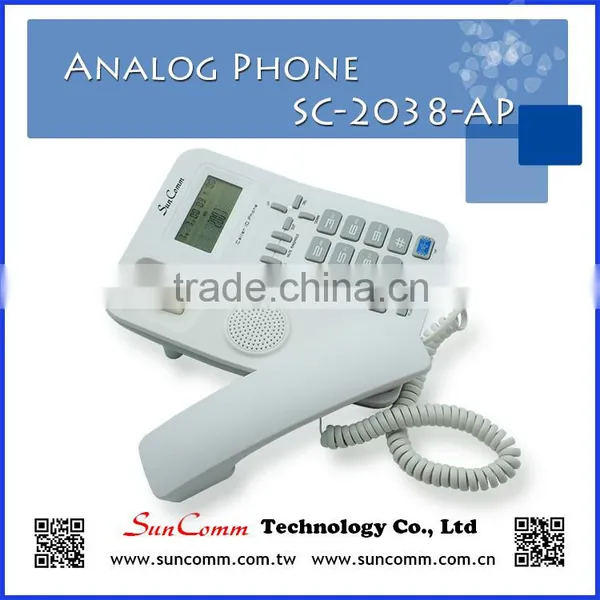 SC-2020-AP SunComm Dual System Analog/Caller ID/landline Phone With FSK/ DTMF, Big Button photo-4