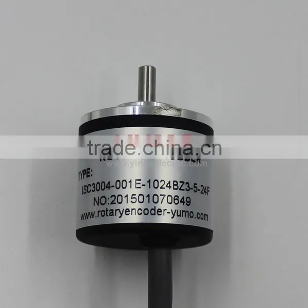 ok YUMO ISC3004 Diameter 30mm 1024 Pulse A B Z Phase Mini Solid Shaft Price Incremental Rotary Encoder photo-4