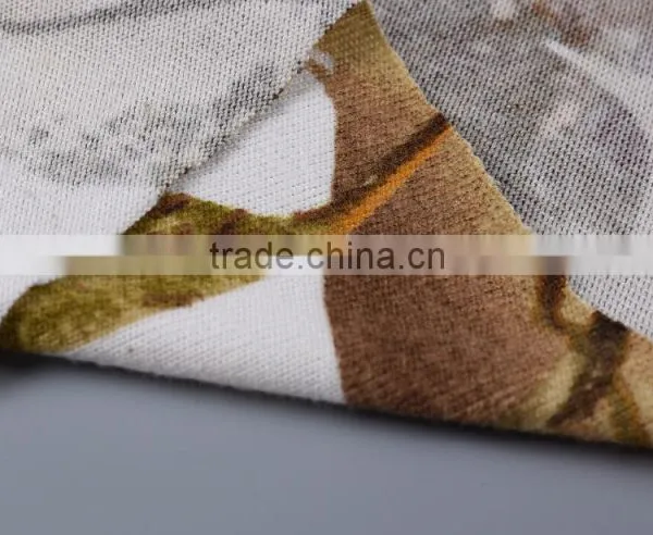 Fashion New Products 2016 Brushed Printed Fabric DTY Polyester Fabric photo-3