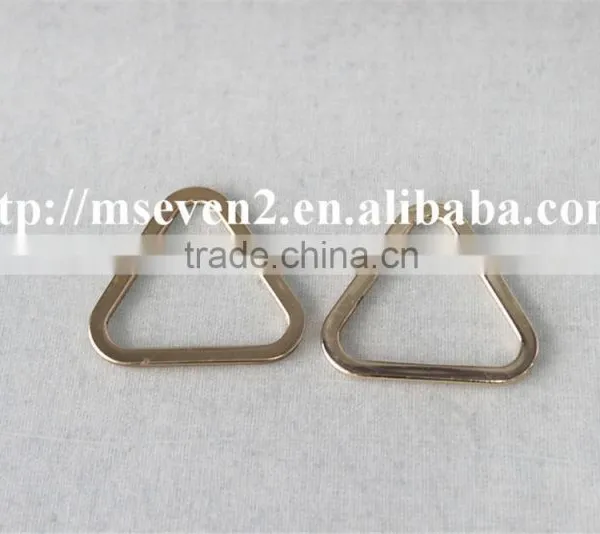 High Quality 100% Zinc Alloy Triangle Textile Garment Metal Buckles for Wholesale photo-5
