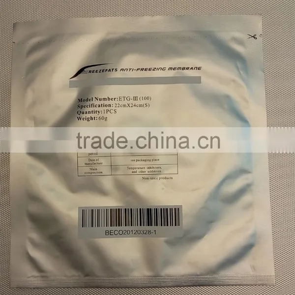 Fat Freezing Manufacturer 3 Different Size Anti Freeze Membrane For Cryolipolysis Machine Body Shaping photo-2