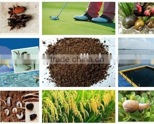 Yeling Tea Seed Meal of 12-18% Saponin With 20-40 Mesh Granule Size