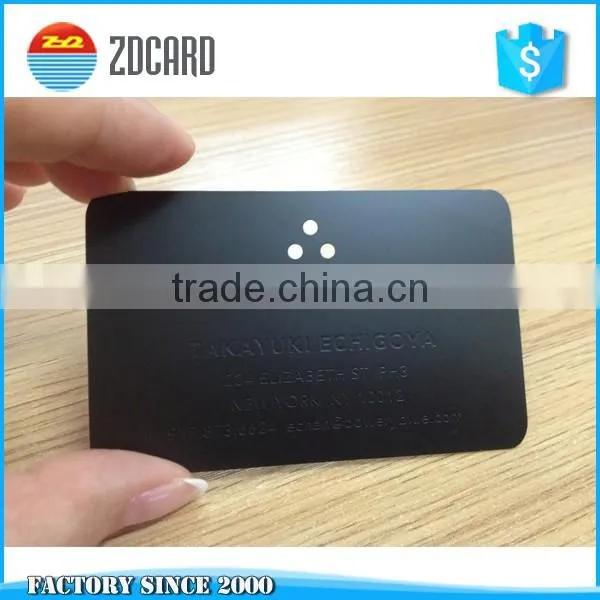 Blank Customized Design Good Quality Metal Card photo-2