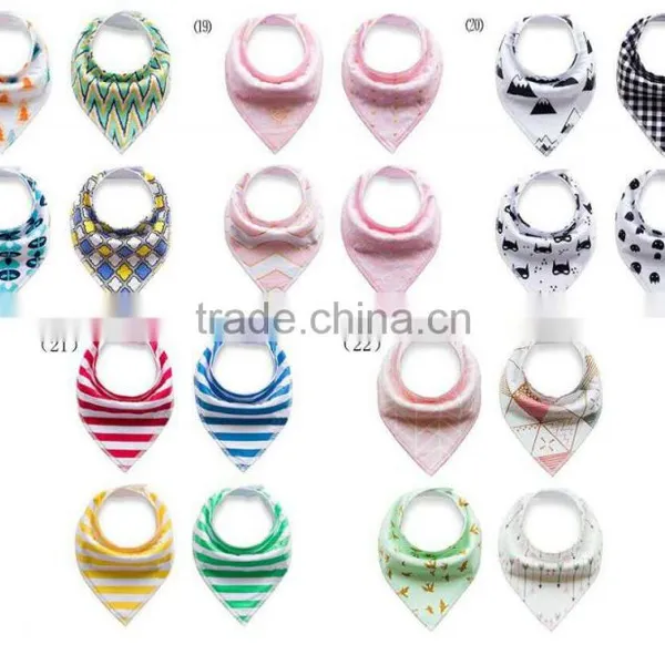 China Baby Bib Manufacturer 2016 New Arrival Cotton Bandana Baby Bib Waterproof Silicone Baby Bib photo-5