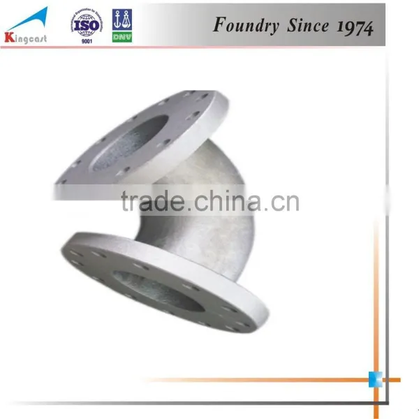 Custom Product High Quality Industry Cast Ductile Iron Double Flange Bend photo-4