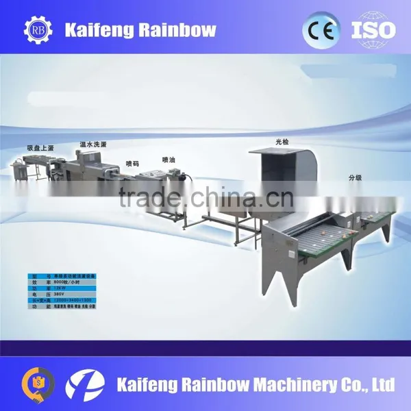 RB Brand Wet Washing Chicken Duck Goose Egg Washing Processing Machine