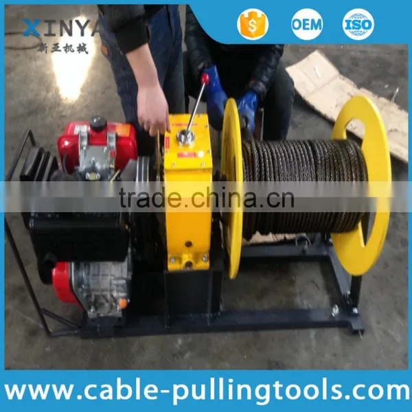 3 Ton Diesel Engine Wire Rope Hoist Winch Puller Winch photo-2