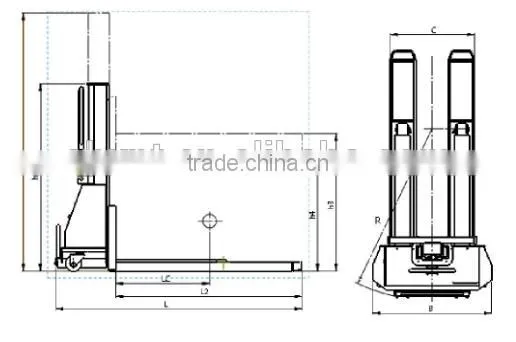 Forklift Attachement Material Handling Convelift Self Loader/ Pallet and Freight Loader photo-2