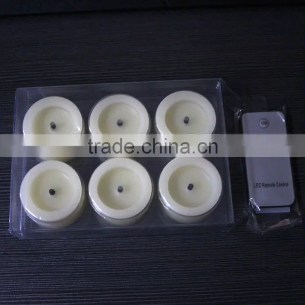 Battery-powered Flameless LED Tealight Candles - White Bright Battery Operated Candles-Timer and Remote -Real Wax Mini Votive photo-3