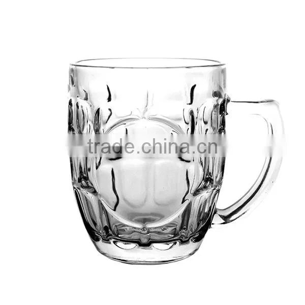Glass Beer Cup With Handle Mini Beer Mug Coffee Mug Glass Tea Cup Mug photo-2