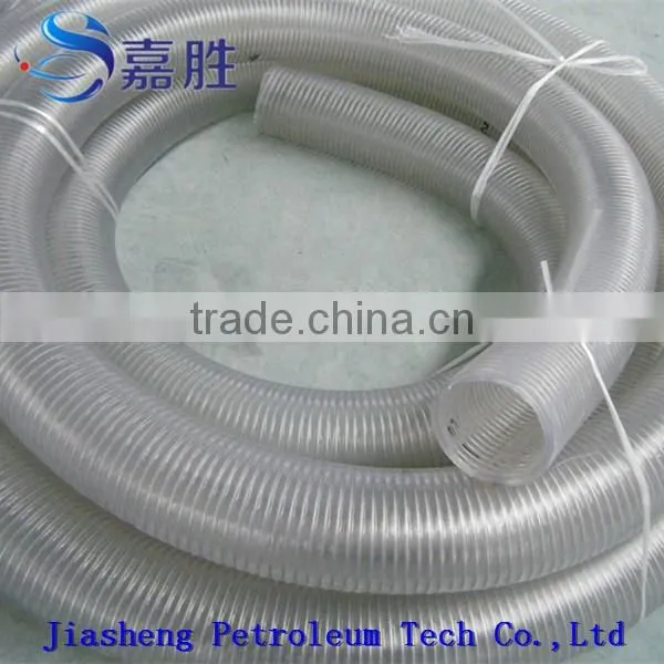 Clear Flexible Reinforced Steel Wire Reinforced Pvc Oil Hose/transparent Pvc Hose photo-5