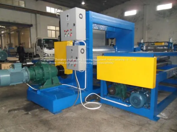 Colored Steel Metal Coils Embossing Machine photo-3