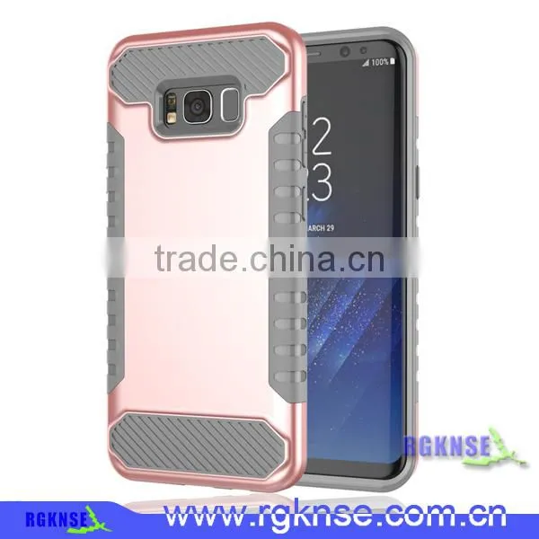 RGKNSE Factory Price TPU PC 2 in 1 Hybrid Phone Case For Samsung Galaxy S8 Back Cover photo-3