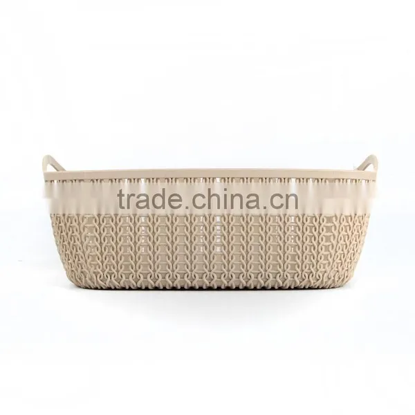 Plastic Square Storage Basket With Multi-colors photo-5