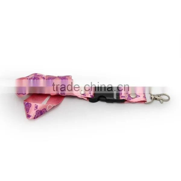 Cheap Nylon Neck Strap Lanyard Keychain Card Key Phone Holder Rope Custom Lanyard photo-2