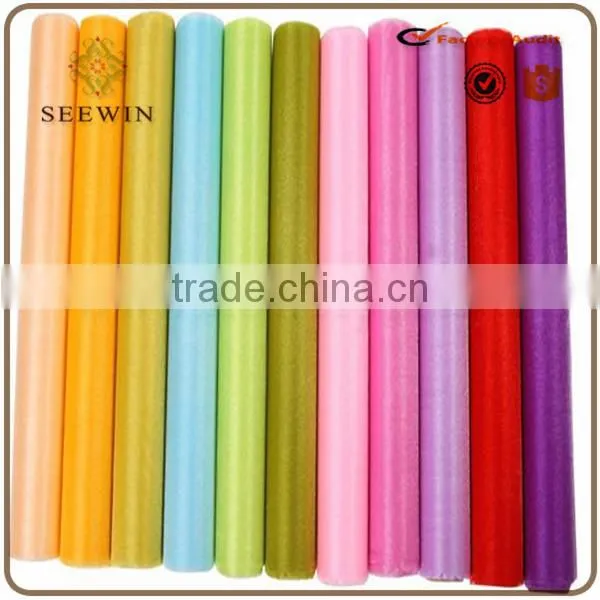 Rainbow Beautiful Christmas Silk Organza Fabric India for Flower Wrapping photo-4