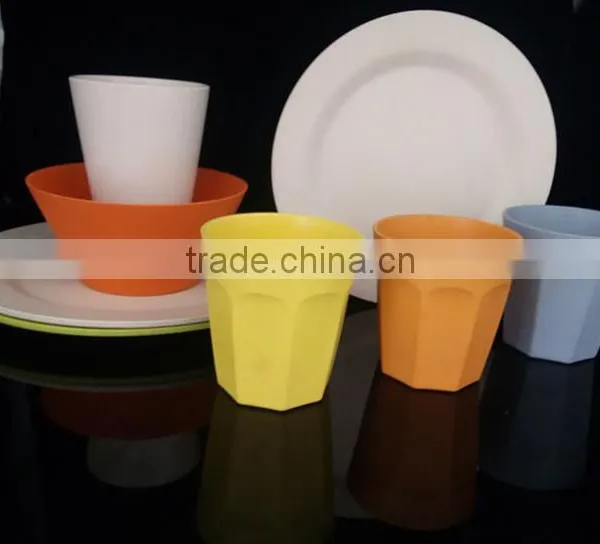Bamboo Fiber Round Shape Tableware/dinnerware Sets photo-4
