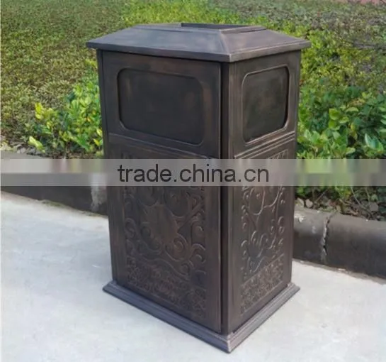 Arlau Outdoor Park Aluminium Waste Bin photo-3