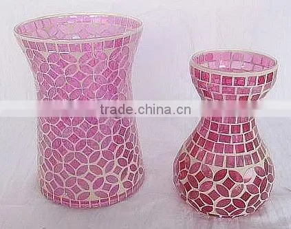 Crackle Valentines Candle Holder photo-4