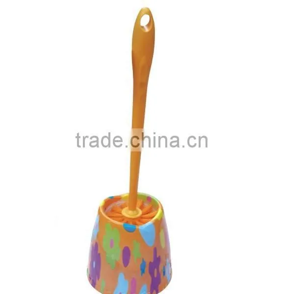 PP Printed Toilet Brush With Base photo-5