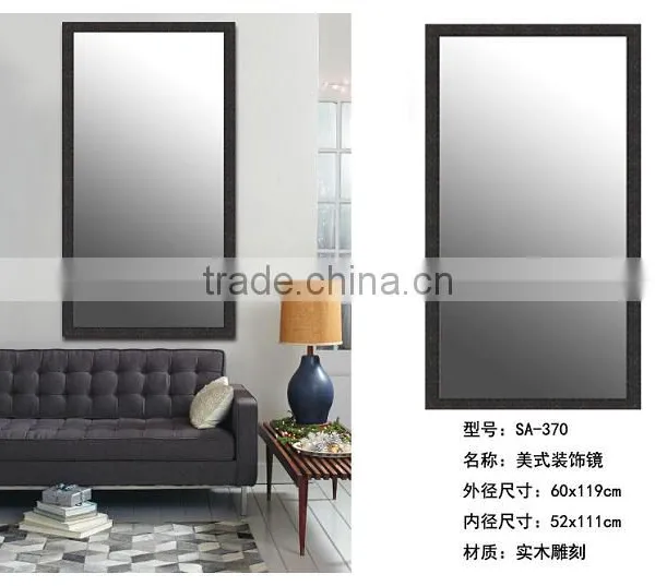Hand Carved Decorative Wood Mirror Frame photo-4