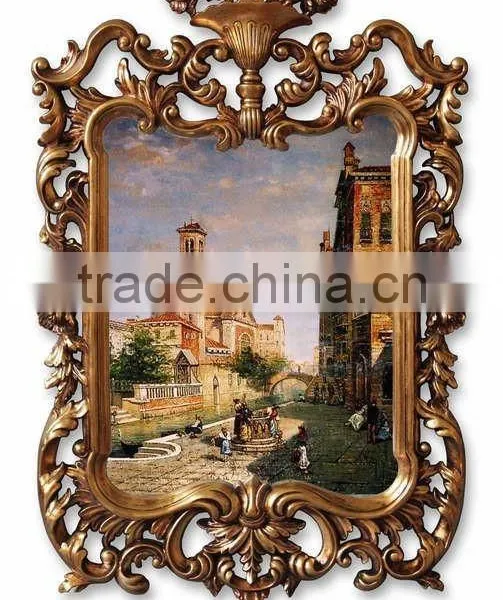 FA-132G-01 Vintage Waterproof Frame Oil Paintings for Home&hotel Decoration photo-5
