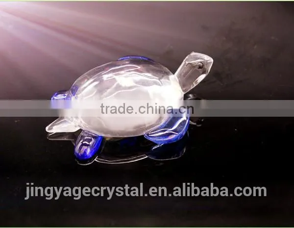 Popular Transparent Crystal Turtle Model Gift th Best Anniversary Gift/awesome Glass Wedding Gift photo-3