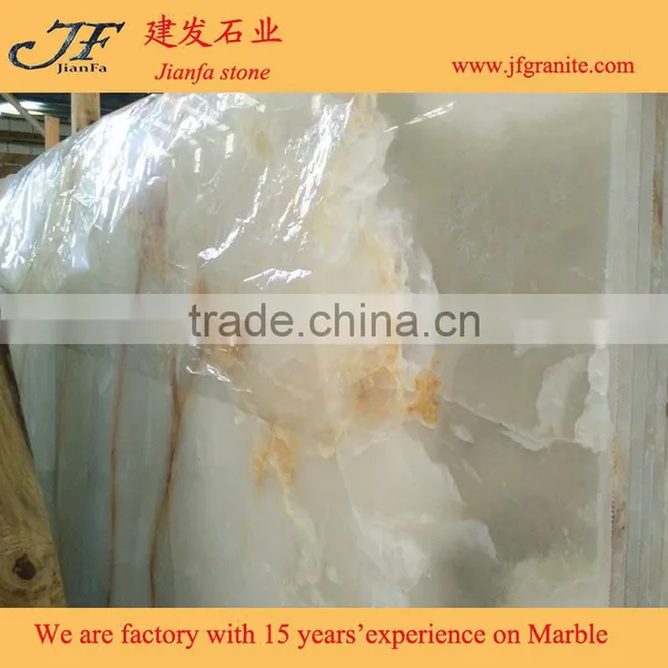 Best Quality Beauty Snow White Cream Onyx Marble photo-3