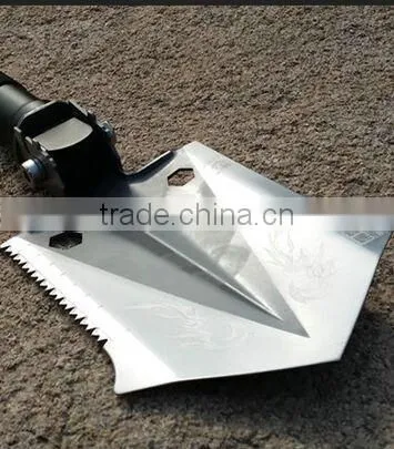 Innovative Multifunction Compact Rescue Equipment Shovel Knife Saw Fire Flint photo-2