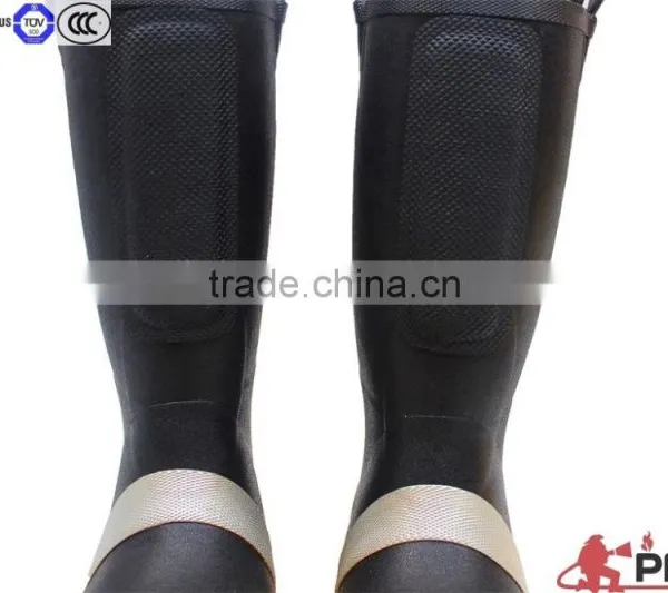 High Temperature Resistance Polythene Rubber Boots for Fireman photo-5