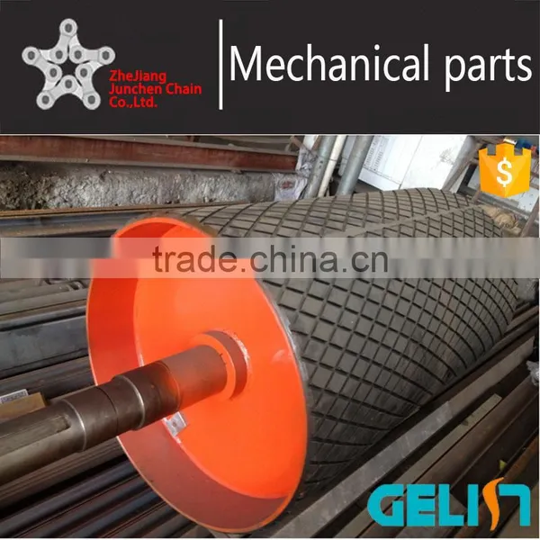 Conveyor Machine Equipment Mine Stone Cement Steel Rubber Conveyor Belt Roller Idler Drive Pulley photo-3
