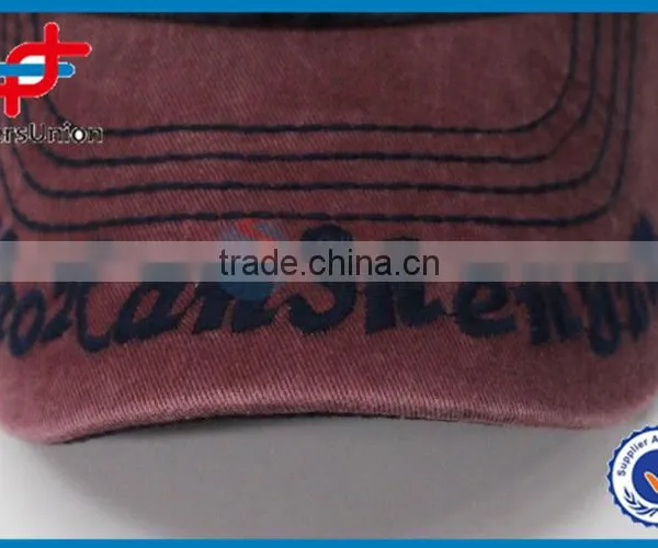 2017 New Product Best Seller Denim With Letter Applique and Embroidery Winter Cap photo-4
