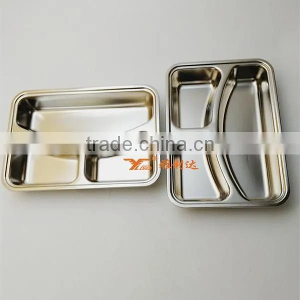 304 # Eco-friendly Chinese Style Non-Leakproof 3 Compartment Bento Lunch Box photo-2