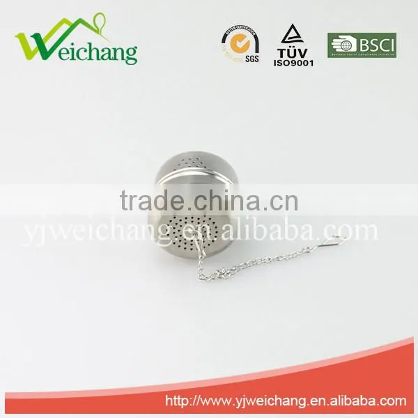 WCZ118 Good Quality Hot Sale 304 Material Mesh Tea Ball Tea Infuser Tea Strainer Long Chain photo-2