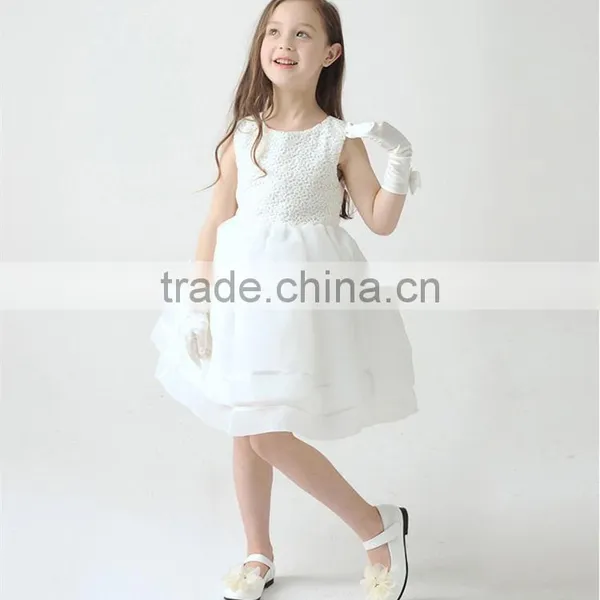 Elegant Baby Girls Christening Dresses Flower Lace Girl Ceremony Dress Princess Birthday Party Baby Girl Formal Occasion Dress photo-4
