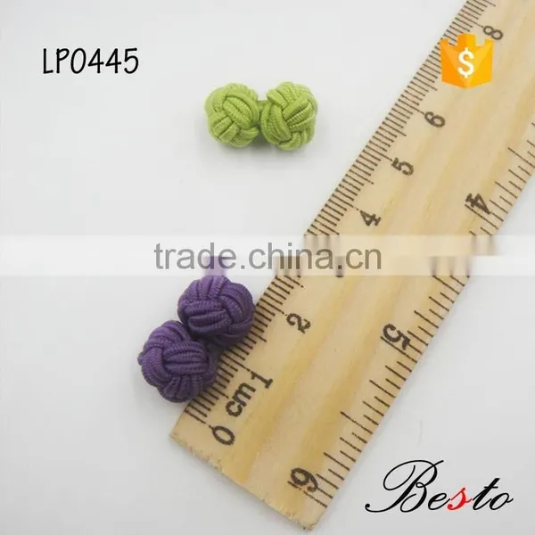 Colorful Wedding Accessory Knot Cufflink Wholesale photo-5